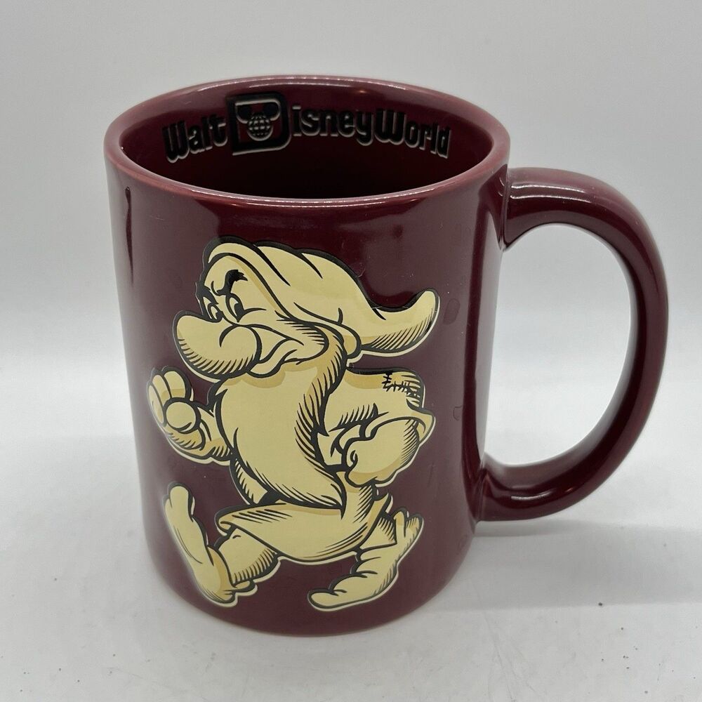 Walt Disney World 3D Grumpy Coffee Mug People Are Too Happy Snow White